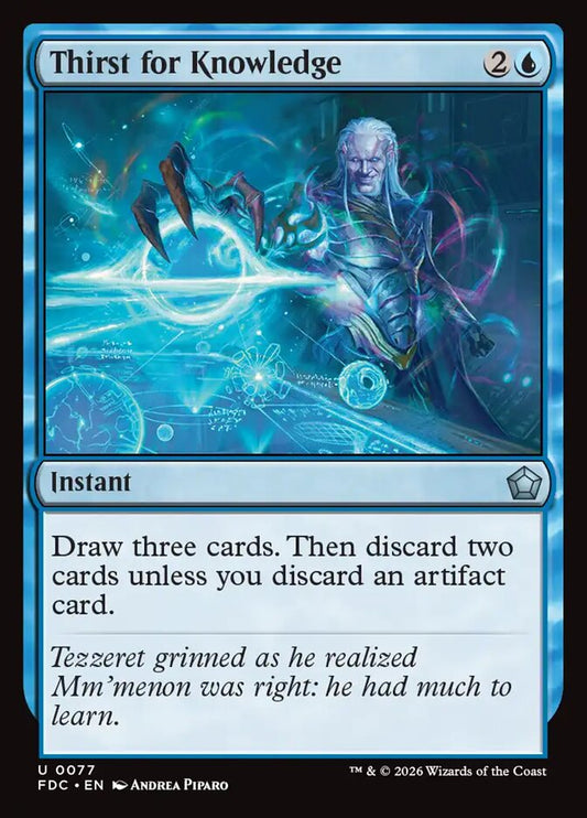 Thirst for Knowledge - carta Magic The Gathering