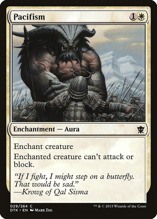 Pacifism - carta Magic The Gathering