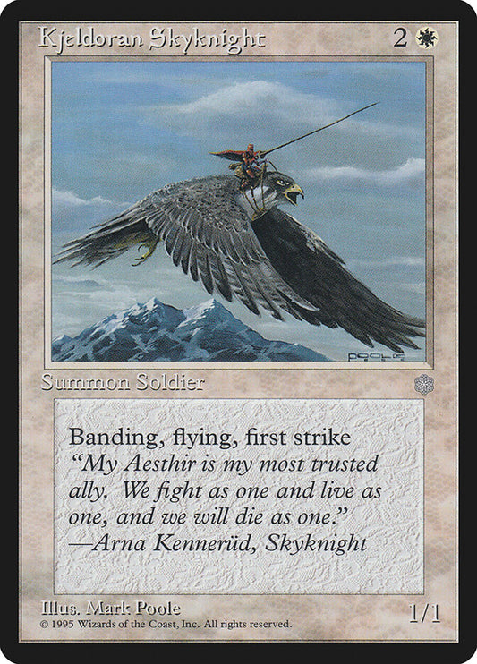 Kjeldoran Skyknight - carta Magic The Gathering