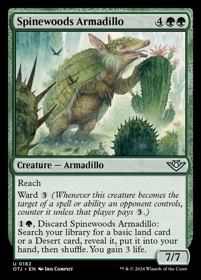 Spinewoods Armadillo - carta Magic The Gathering