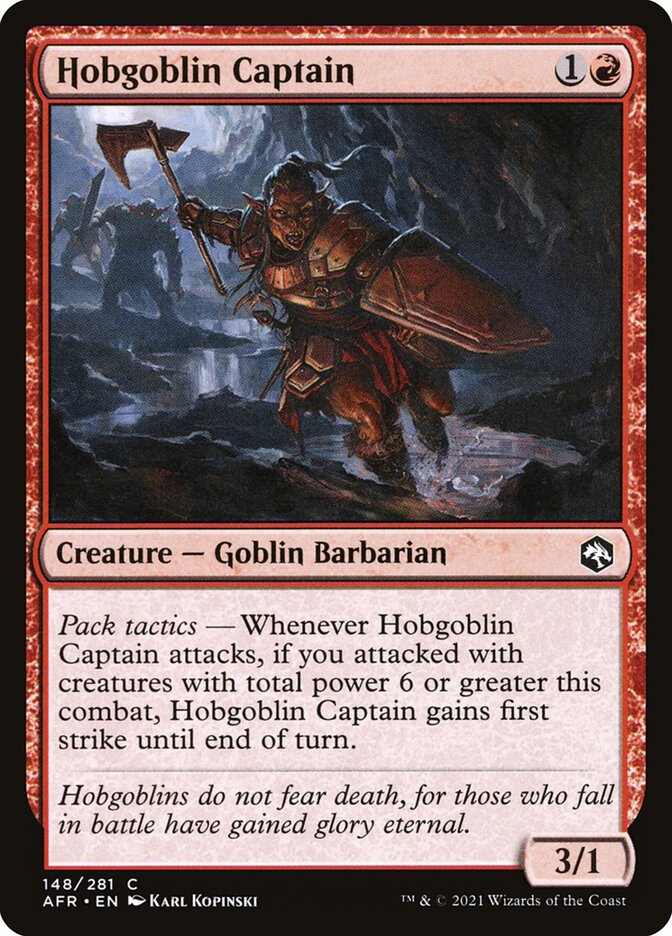 Hobgoblin Captain - carta Magic The Gathering