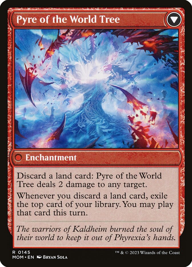 Pyre of the World Tree - carta Magic The Gathering