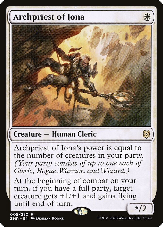 Archpriest of Iona - carta Magic The Gathering