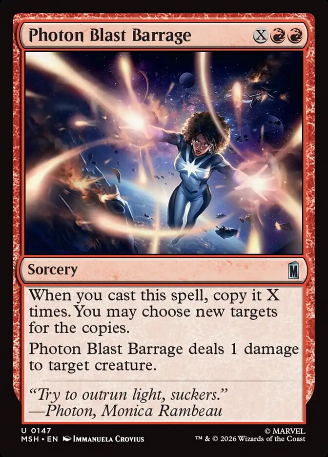 Photon Blast Barrage - carta Magic The Gathering