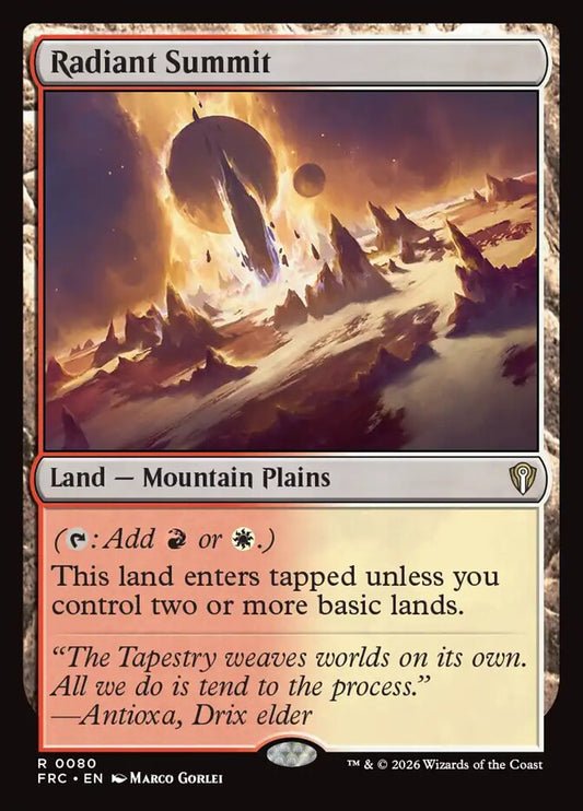 Radiant Summit - carta Magic The Gathering