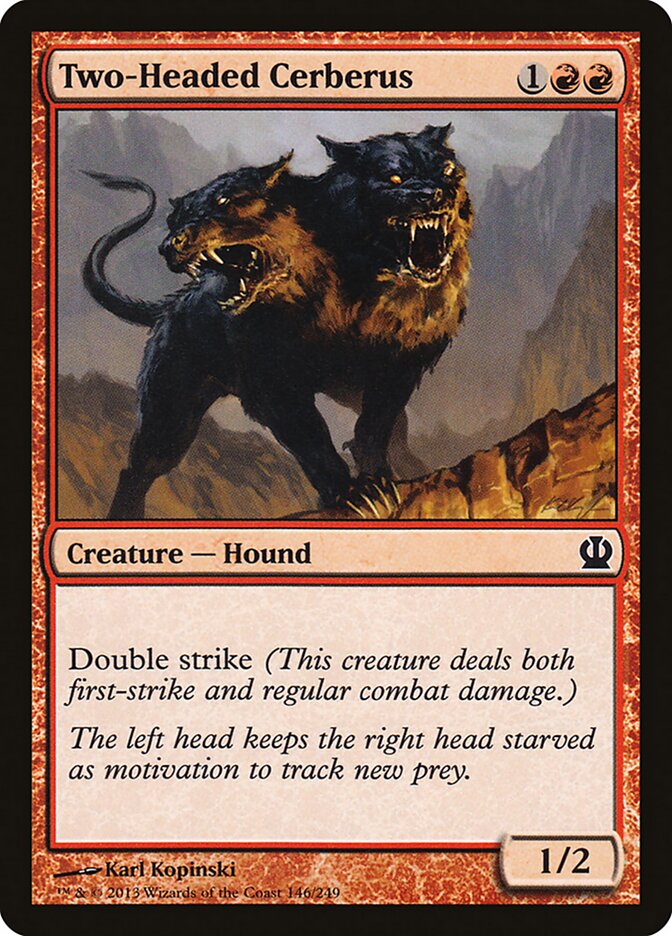 Two-Headed Cerberus - carta Magic The Gathering