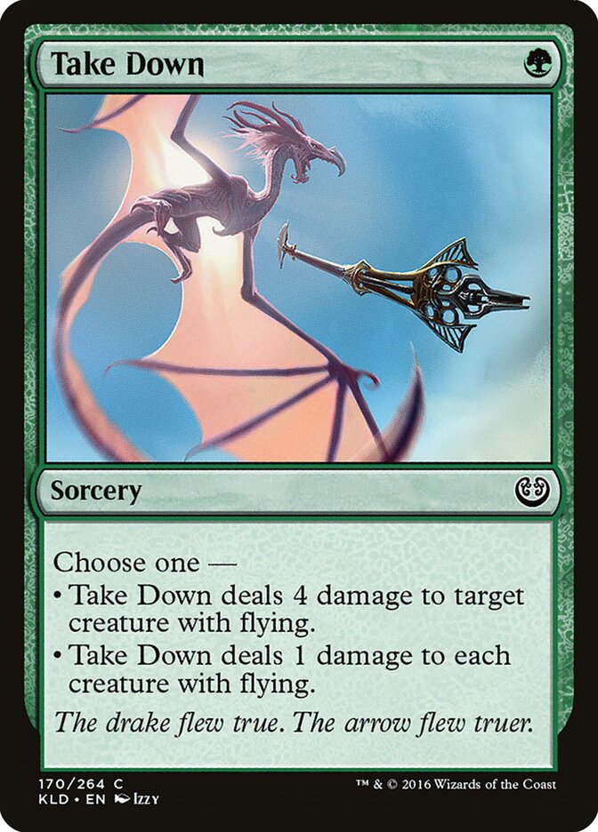 Take Down - carta Magic The Gathering