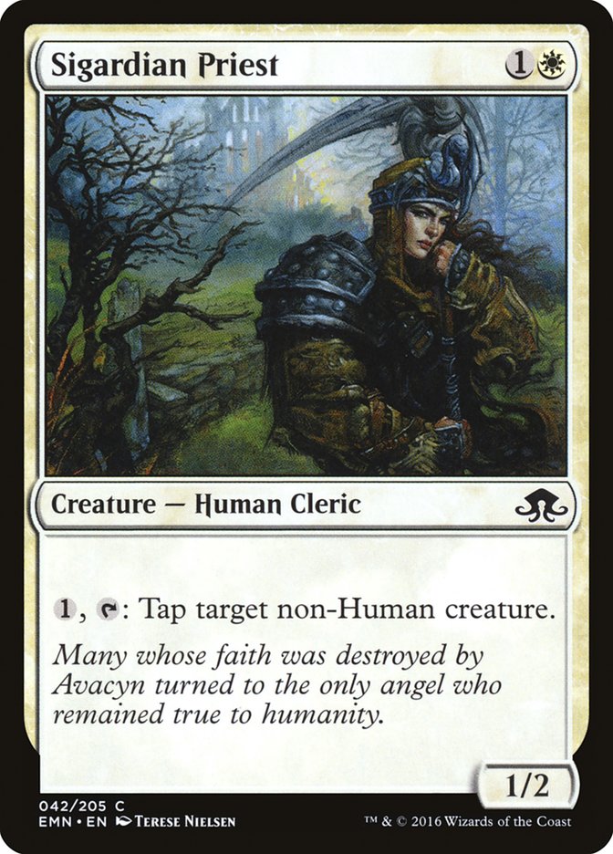 Sigardian Priest - carta Magic The Gathering