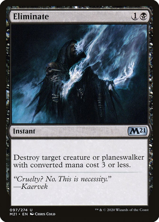 Eliminate - carta Magic The Gathering