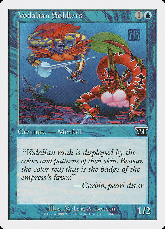 Vodalian Soldiers - carta Magic The Gathering