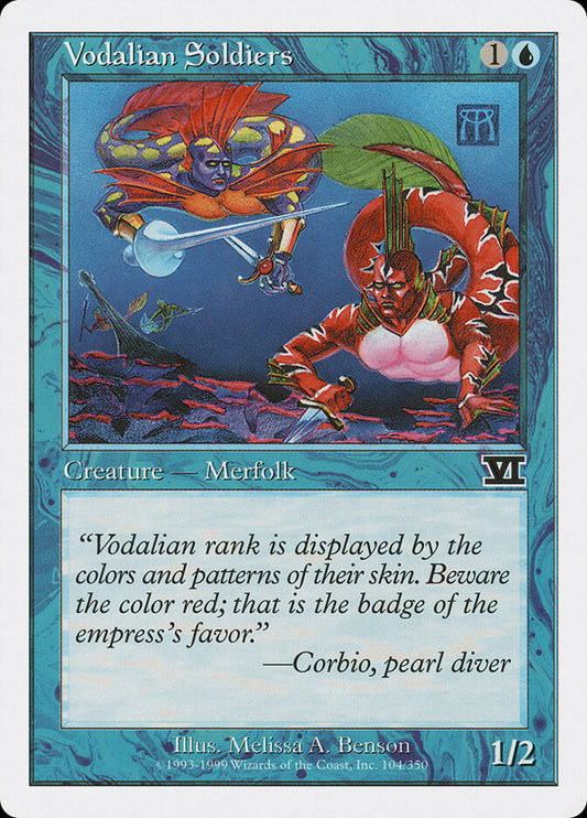 Vodalian Soldiers - carta Magic The Gathering
