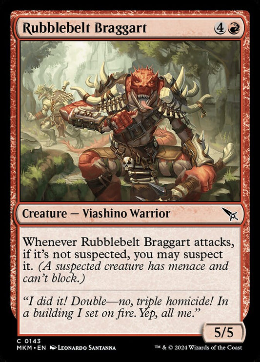 Rubblebelt Braggart - carta Magic The Gathering