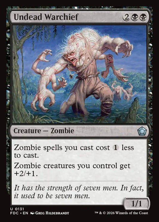 Undead Warchief - carta Magic The Gathering