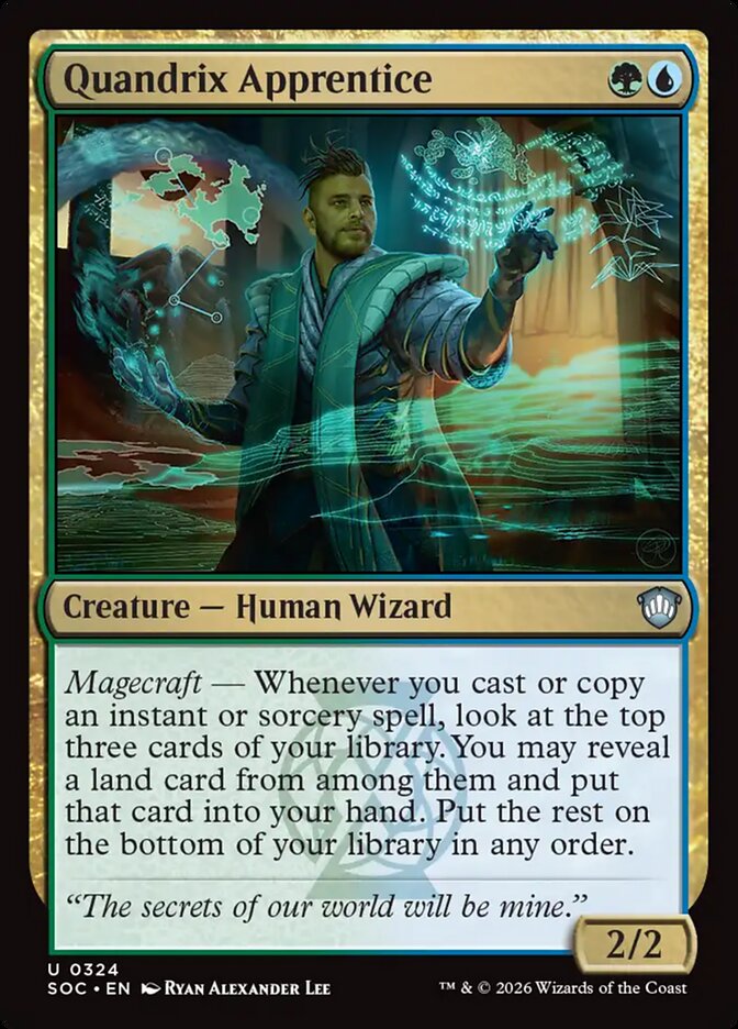 Quandrix Apprentice - carta Magic The Gathering