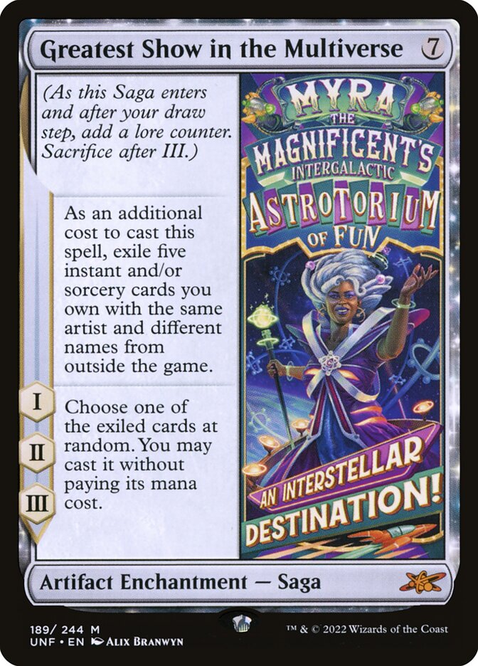 Greatest Show in the Multiverse - carta Magic The Gathering