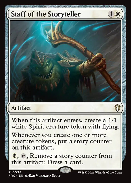 Staff of the Storyteller - carta Magic The Gathering