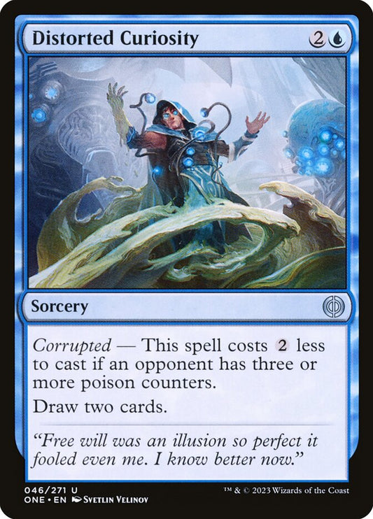 Distorted Curiosity - carta Magic The Gathering