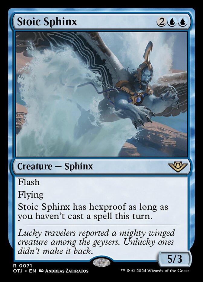 Stoic Sphinx - OTJ-071-F-STD