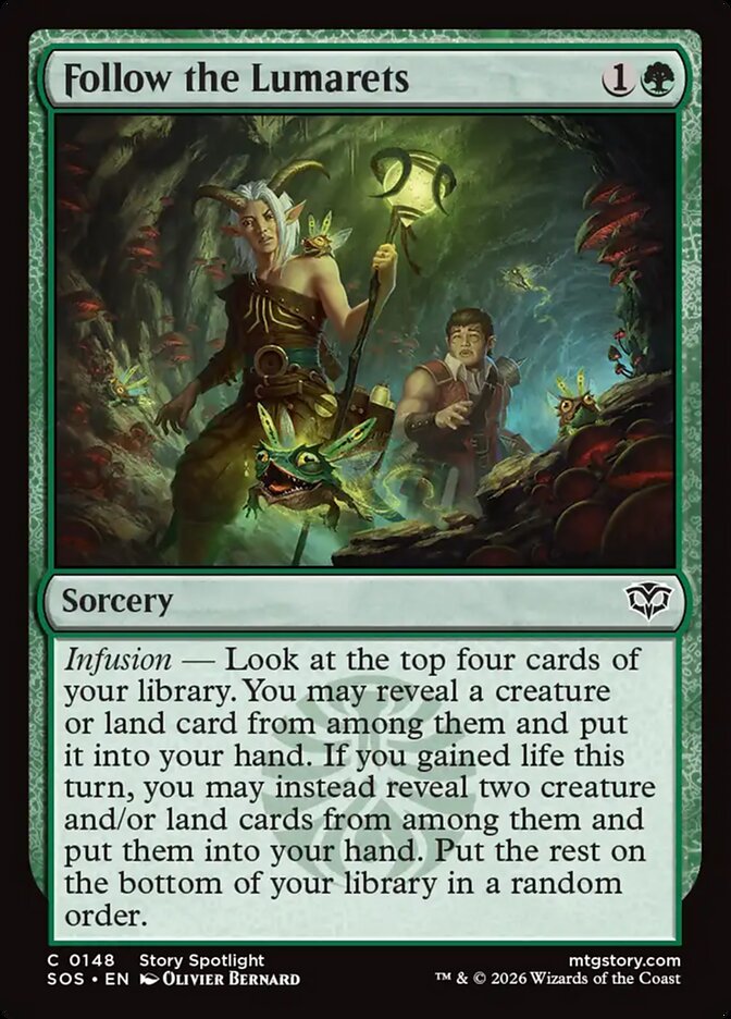 Follow the Lumarets - carta Magic The Gathering