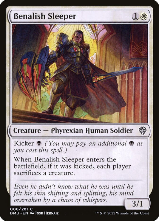 Benalish Sleeper - carta Magic The Gathering