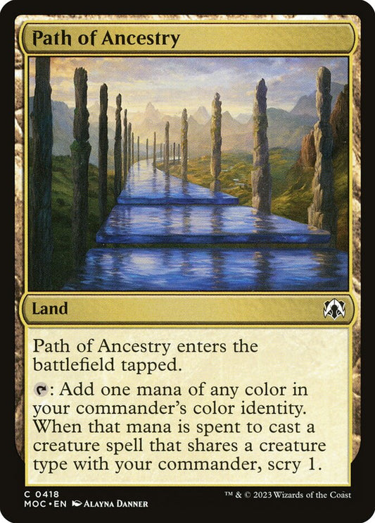 Path of Ancestry - carta Magic The Gathering