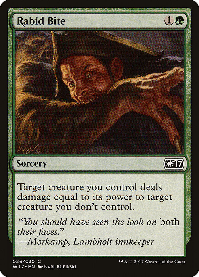 Rabid Bite - carta Magic The Gathering