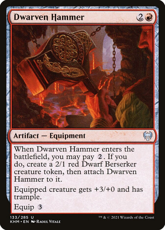 Dwarven Hammer - carta Magic The Gathering
