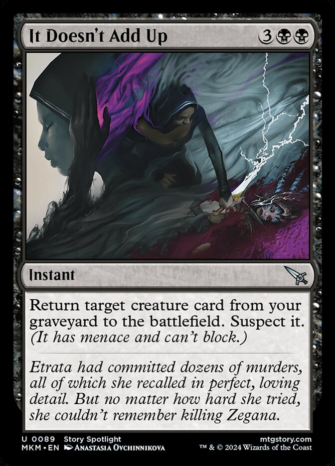 It Doesn't Add Up - carta Magic The Gathering