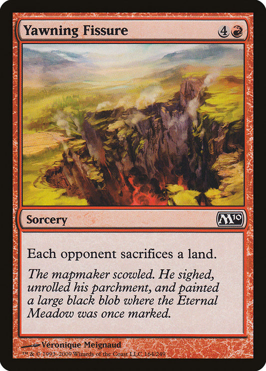 Yawning Fissure - carta Magic The Gathering