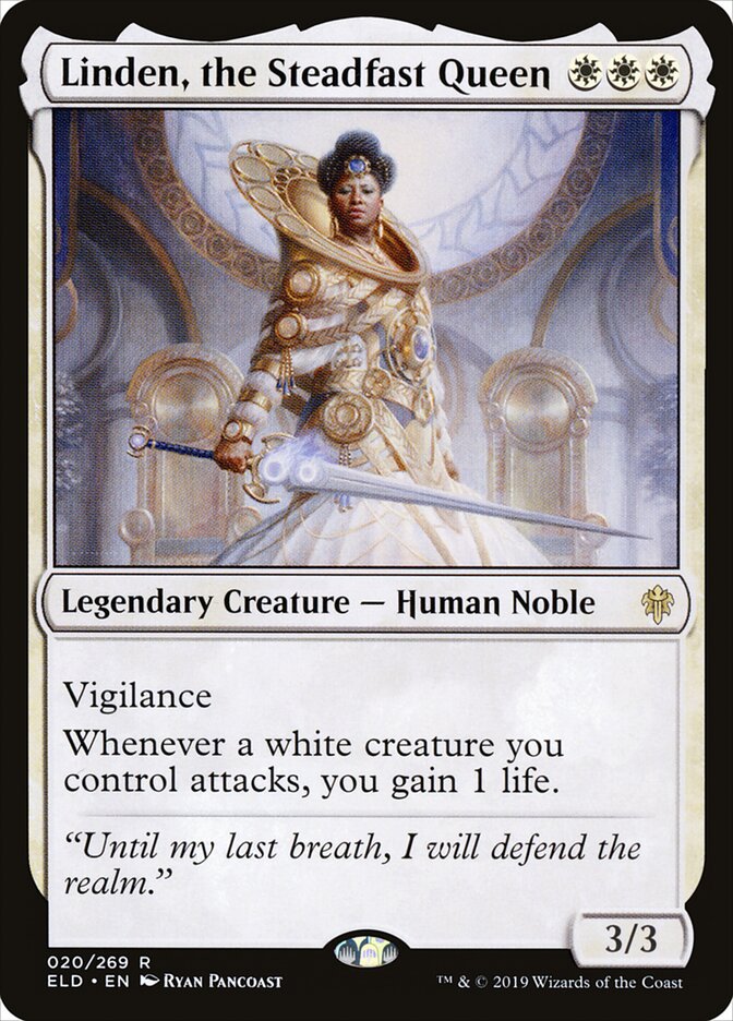 Linden, the Steadfast Queen - carta Magic The Gathering