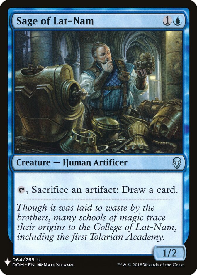 Sage of Lat-Nam - carta Magic The Gathering