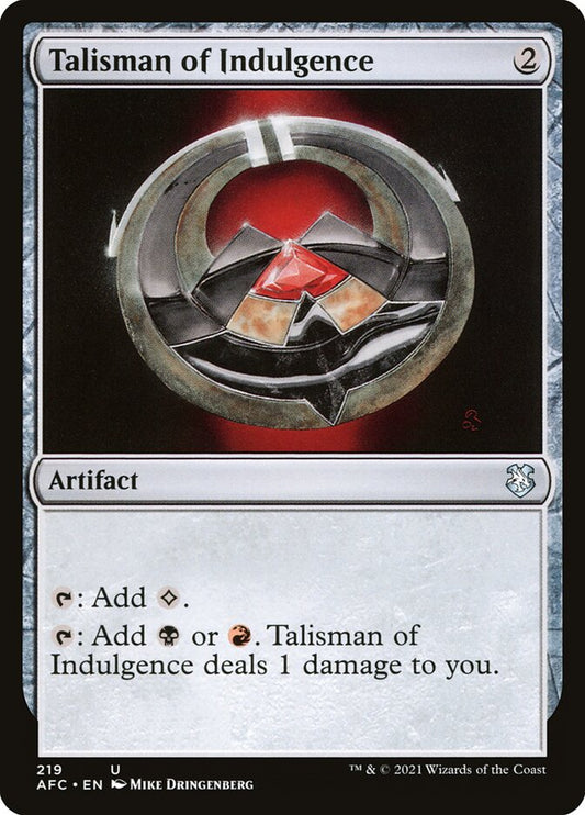 Talisman of Indulgence - AFC-219-NF-STD