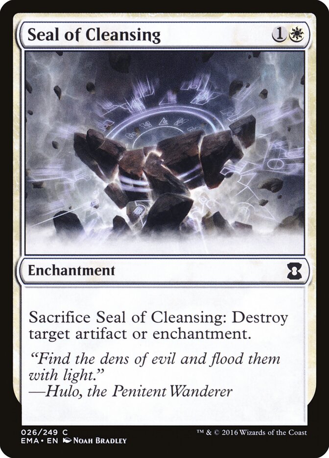 Seal of Cleansing - carta Magic The Gathering