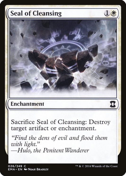 Seal of Cleansing - carta Magic The Gathering