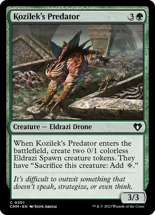 Kozilek's Predator - carta Magic The Gathering