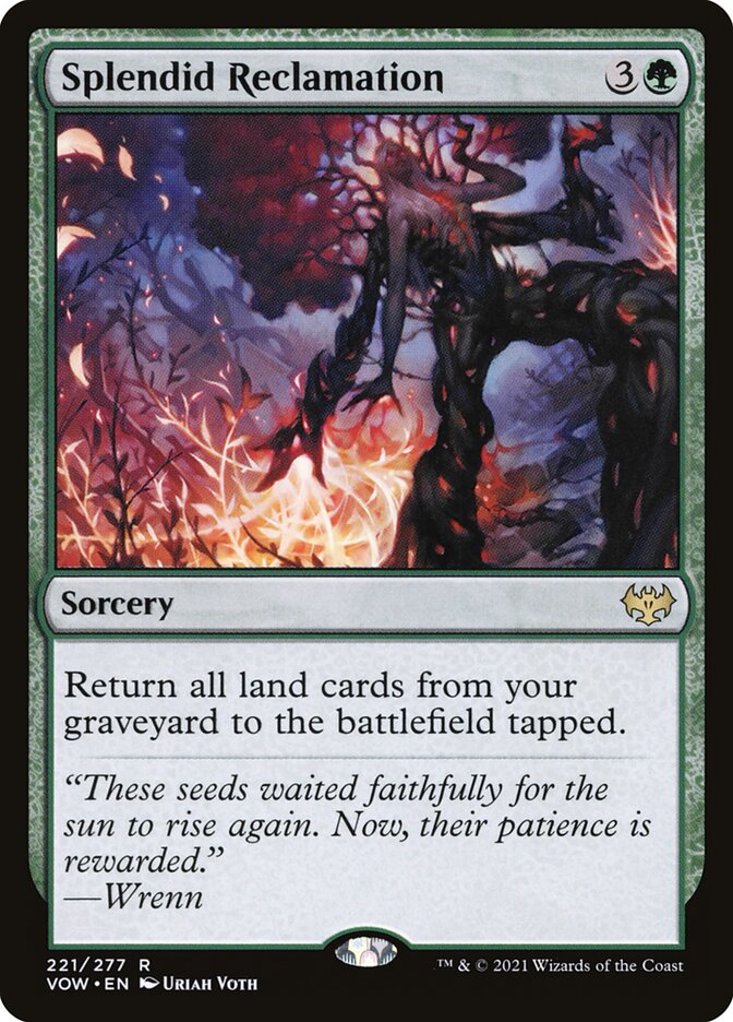 Splendid Reclamation - carta Magic The Gathering