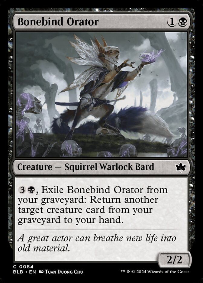 Bonebind Orator - carta Magic The Gathering