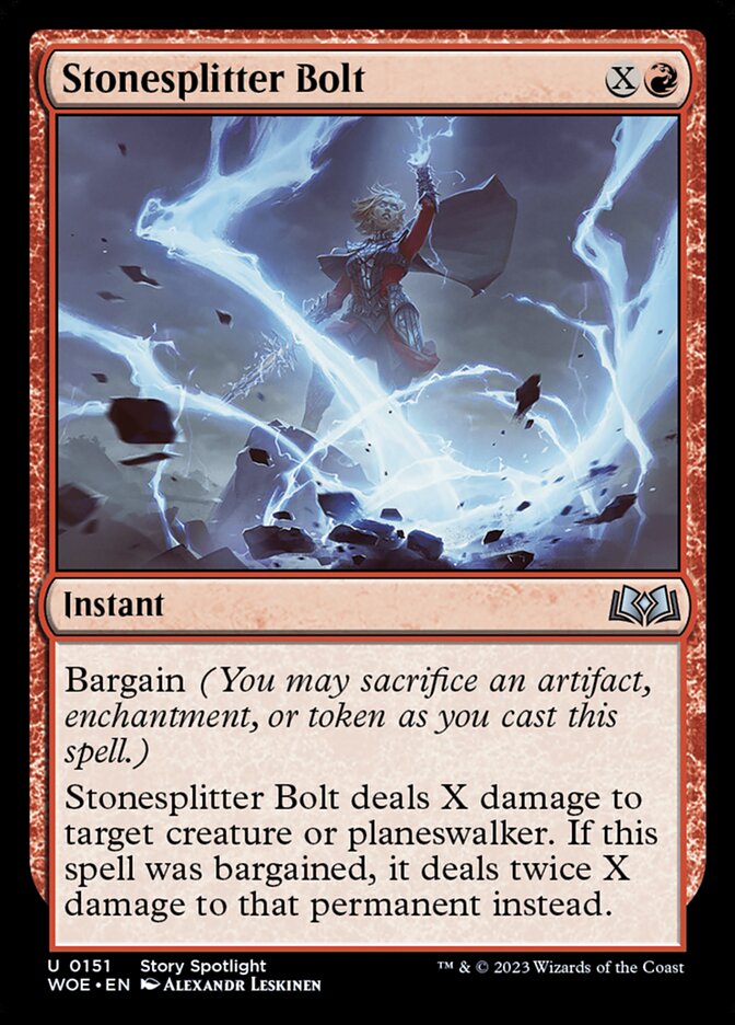 Stonesplitter Bolt - carta Magic The Gathering