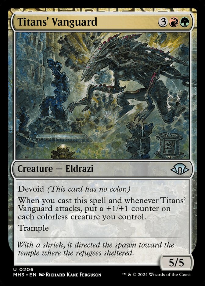 Titans' Vanguard - carta Magic The Gathering