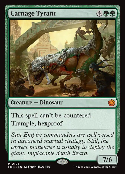 Carnage Tyrant - carta Magic The Gathering