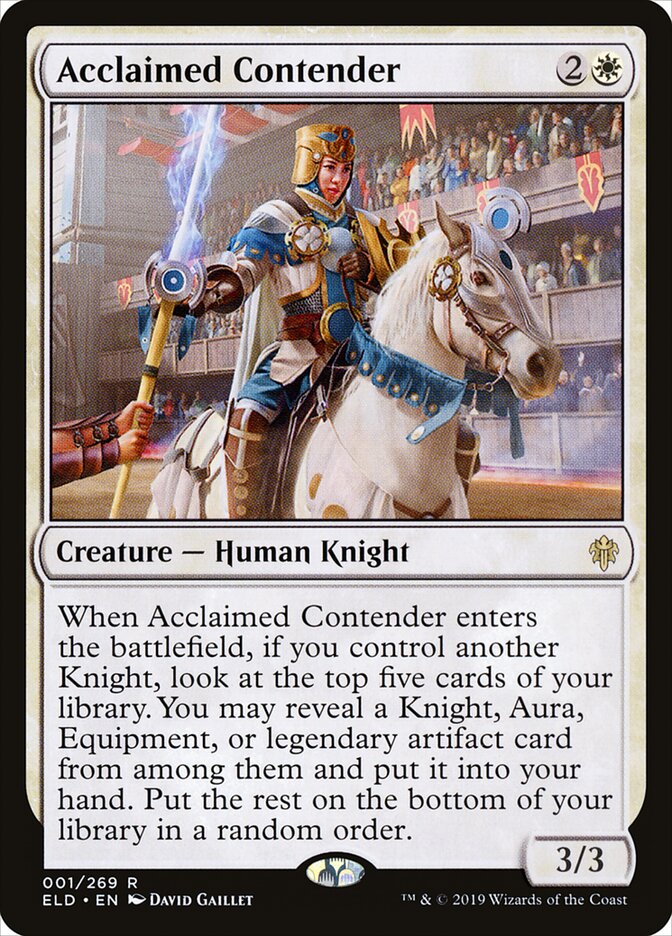Acclaimed Contender - carta Magic The Gathering