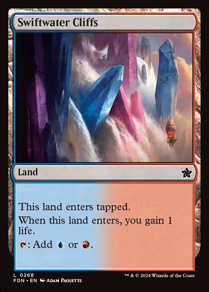 Swiftwater Cliffs - carta Magic The Gathering