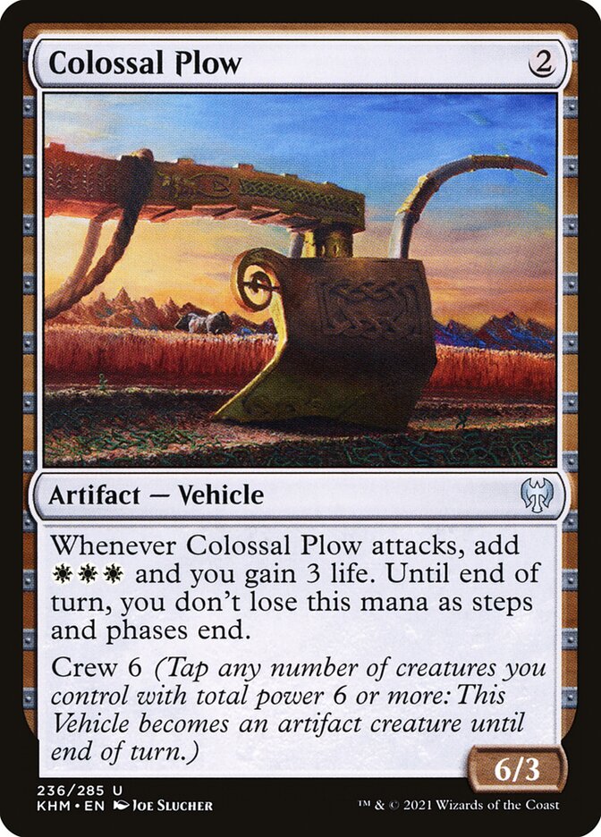 Colossal Plow - carta Magic The Gathering
