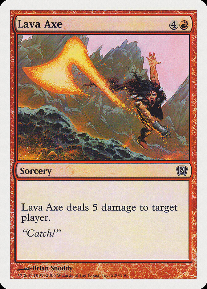 Lava Axe - carta Magic The Gathering