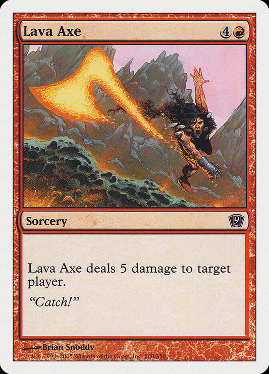 Lava Axe - carta Magic The Gathering
