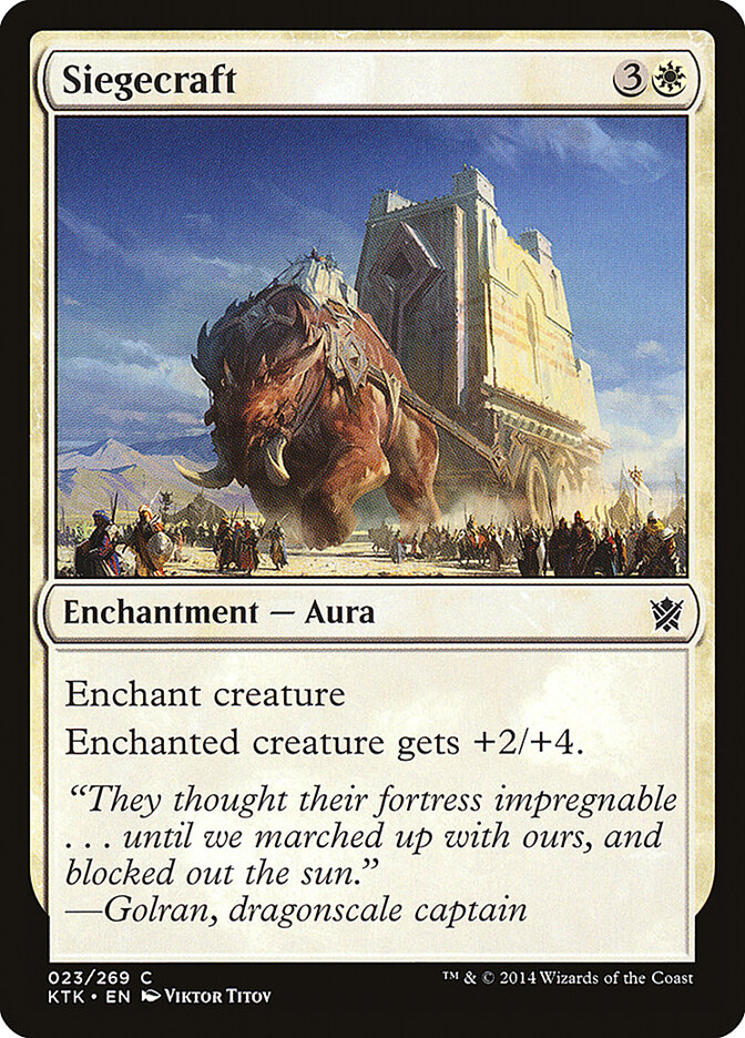Siegecraft - carta Magic The Gathering