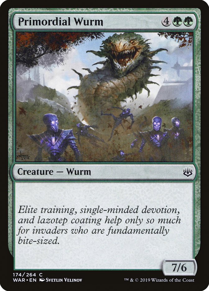 Primordial Wurm - carta Magic The Gathering