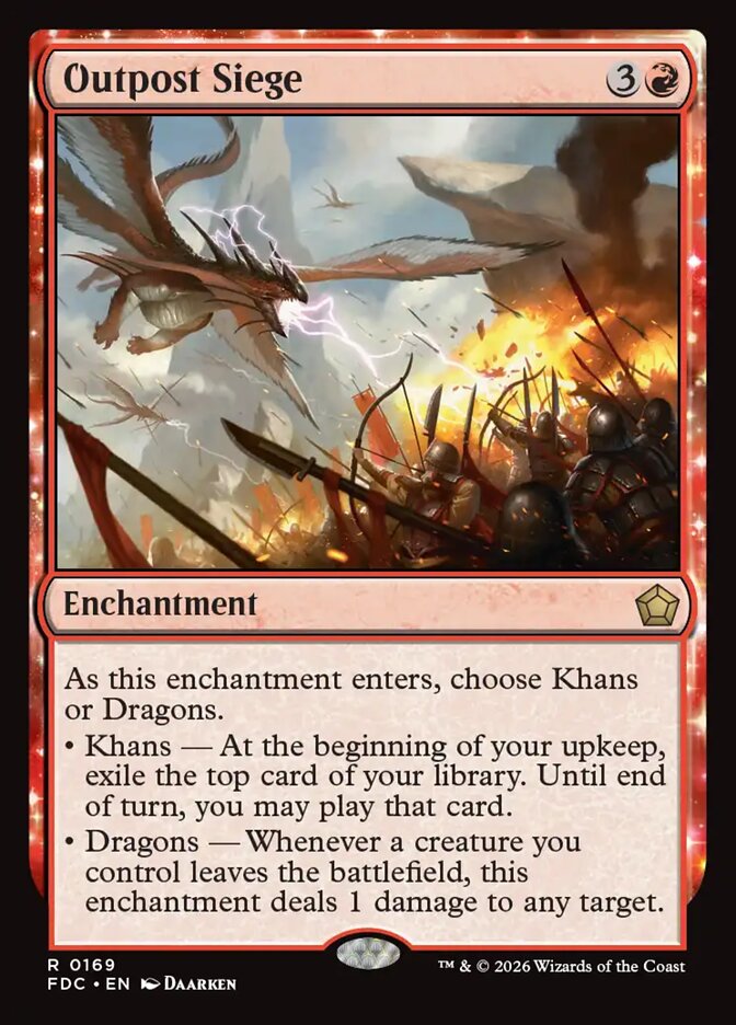 Outpost Siege - carta Magic The Gathering