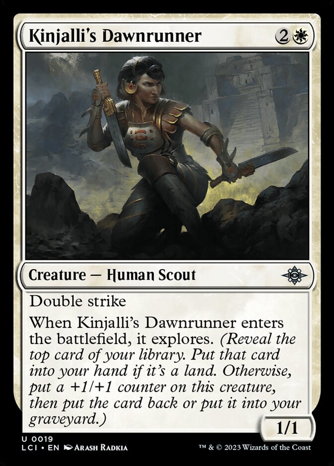 Kinjalli's Dawnrunner - carta Magic The Gathering