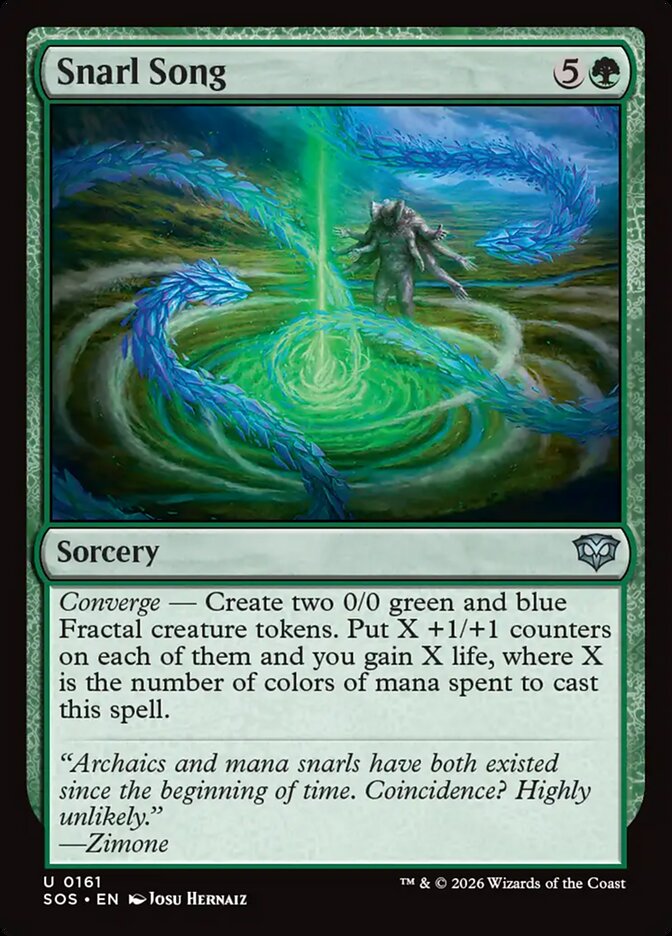 Snarl Song - carta Magic The Gathering